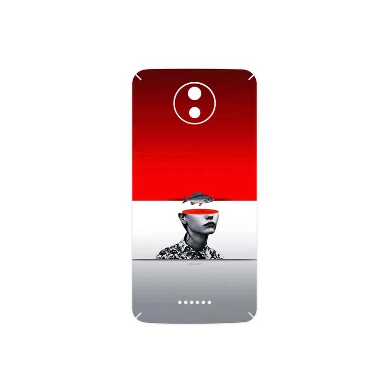 برچسب پوششی ماهوت مدل Collage of surreal Portrait of Women 1 مناسب برای گوشی موبایل موتورولا Moto C Plus