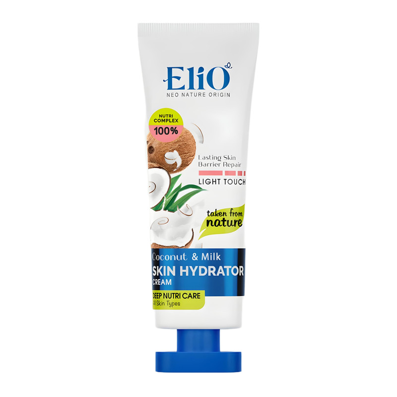 کرم مرطوب کننده الیو مدل روغن نارگیل و شیر حجم 75 میلی لیتر