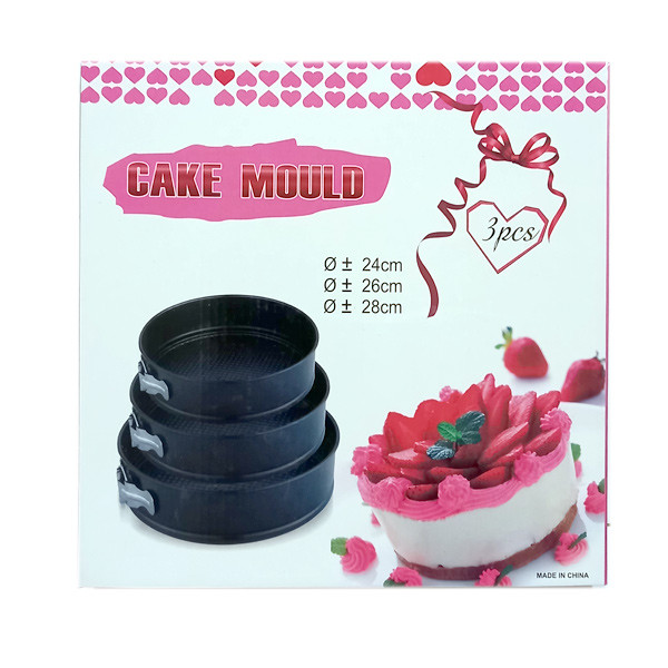 قالب کیک مدل کمربندی بسته 3 عددی