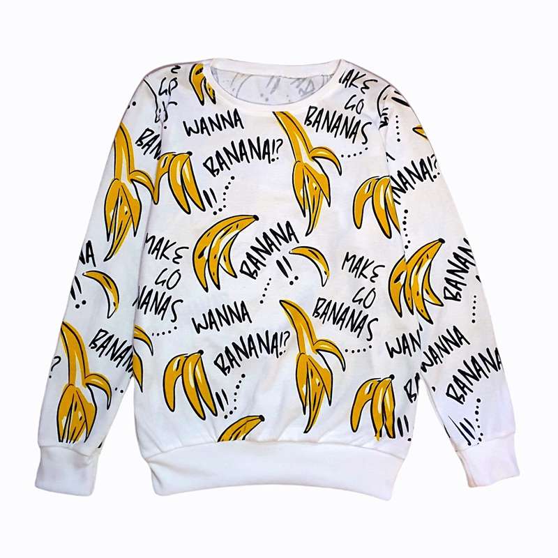 سویشرت زنانه مدل Banana