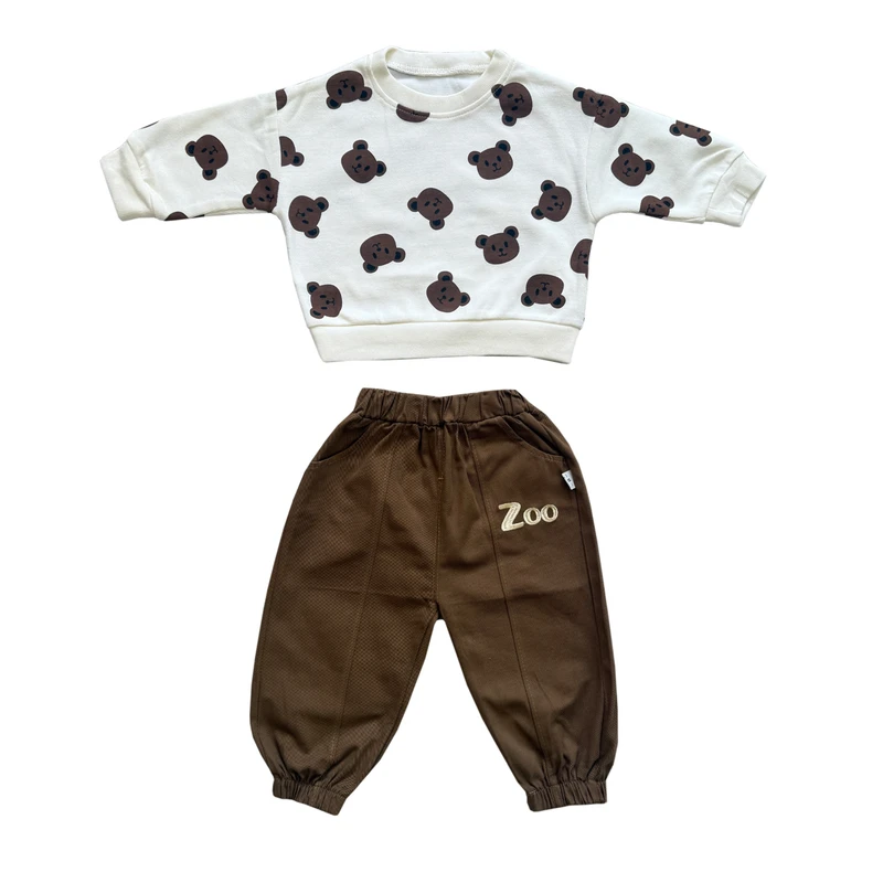 ست سویشرت و شلوار پسرانه مدل تدی 27