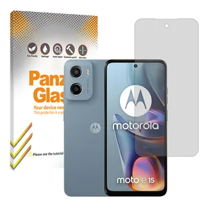 Panzer glass Resistant model transparent screen protector suitable for Motorola Moto E15 Mobile phone 