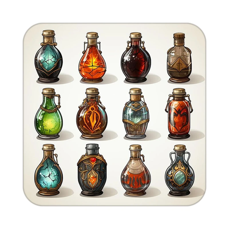 زیر لیوانی کاکتی طرح هری پاتر Harry Potter مدل mp42937