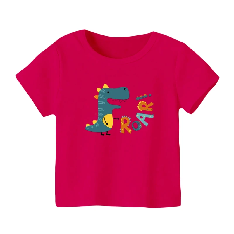 تی شرت آستین کوتاه بچگانه مدل دایناسور کد ۲۴