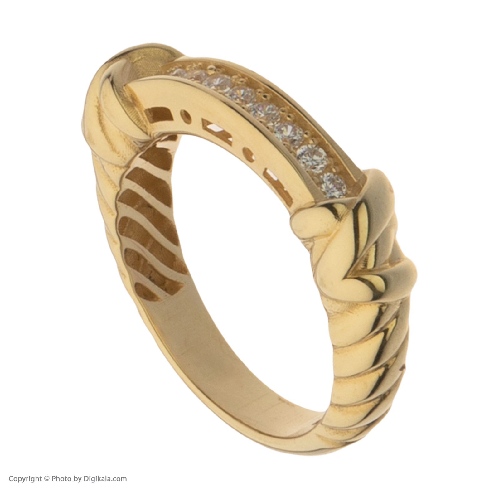 انگشتر طلا 18 عیار زنانه مایا ماهک مدل MR0633 -  - 3