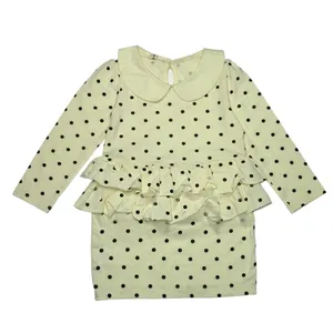 پیراهن دخترانه مدل خالدار