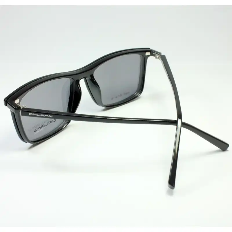 فریم عینک طبی گلکسی مدل 70202 به همراه کاور آفتابی