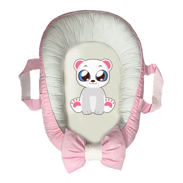 سرویس خواب سه تکه نوزاد مدل گارد محافظ دار طرح خرس کد 072