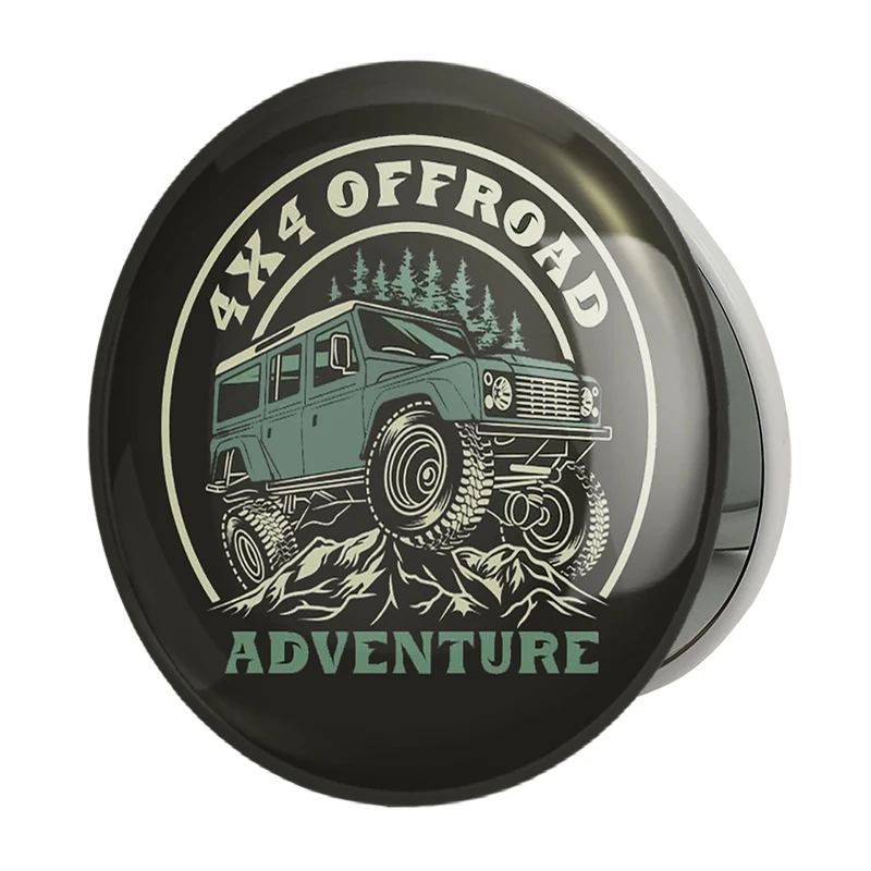 آینه جیبی خندالو طرح آفرود Off Road مدل تاشو کد 26314 