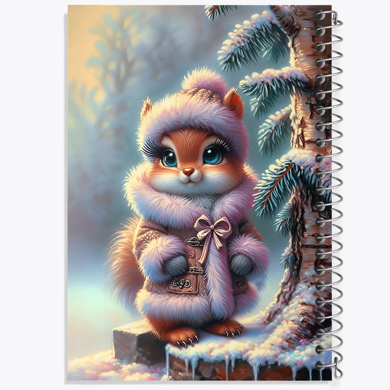 دفتر نقاشی 50 برگ خندالو طرح سنجاب کیوت کد F7552