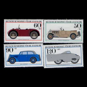 تمبر یادگاری مدل خارجی مجموعه 4 عددی