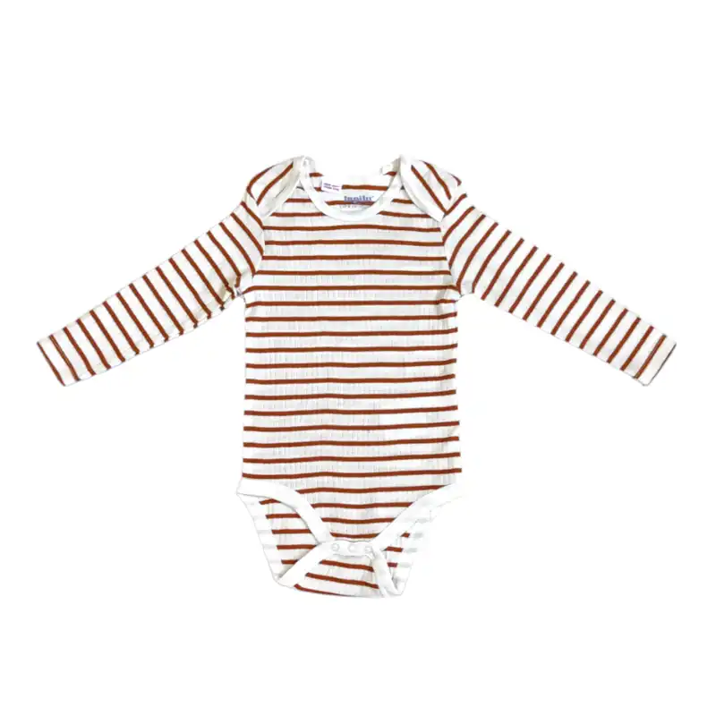 بادی آستین بلند نوزادی لوپیلو مدل A00 مجموعه 2 عددی