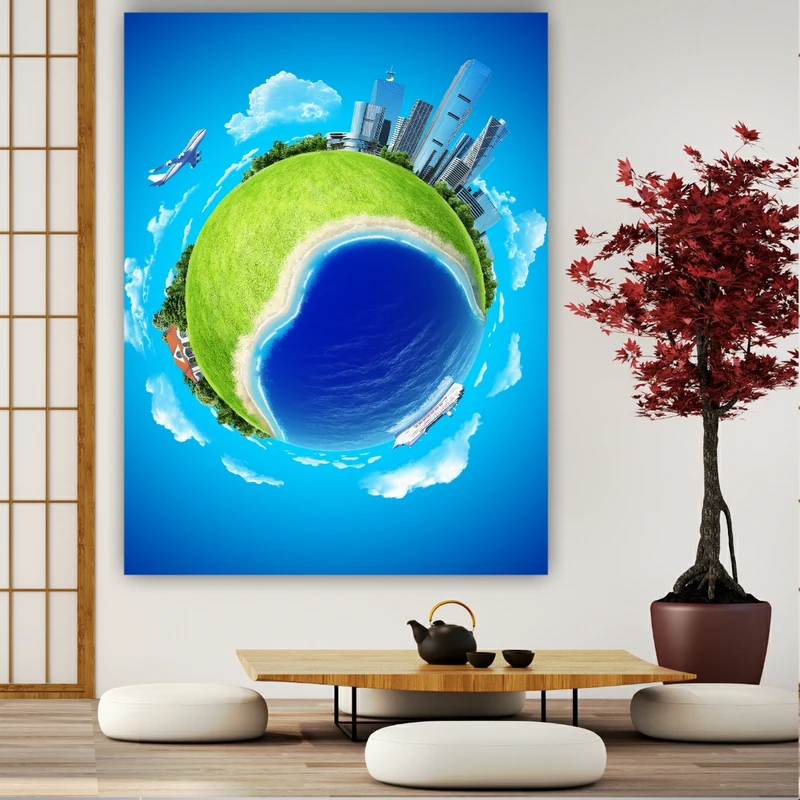  پوستر طرح مخمل گردشگری مدل تفریحی کد FP105023