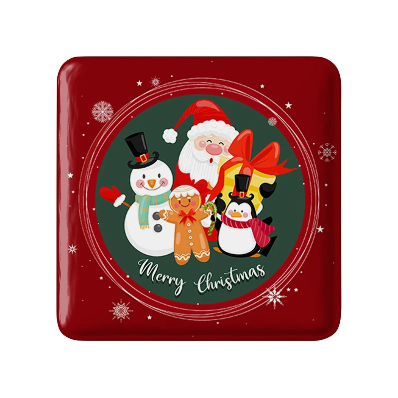 مگنت خندالو طرح کریسمس Christmas مدل مربعی کد 22179