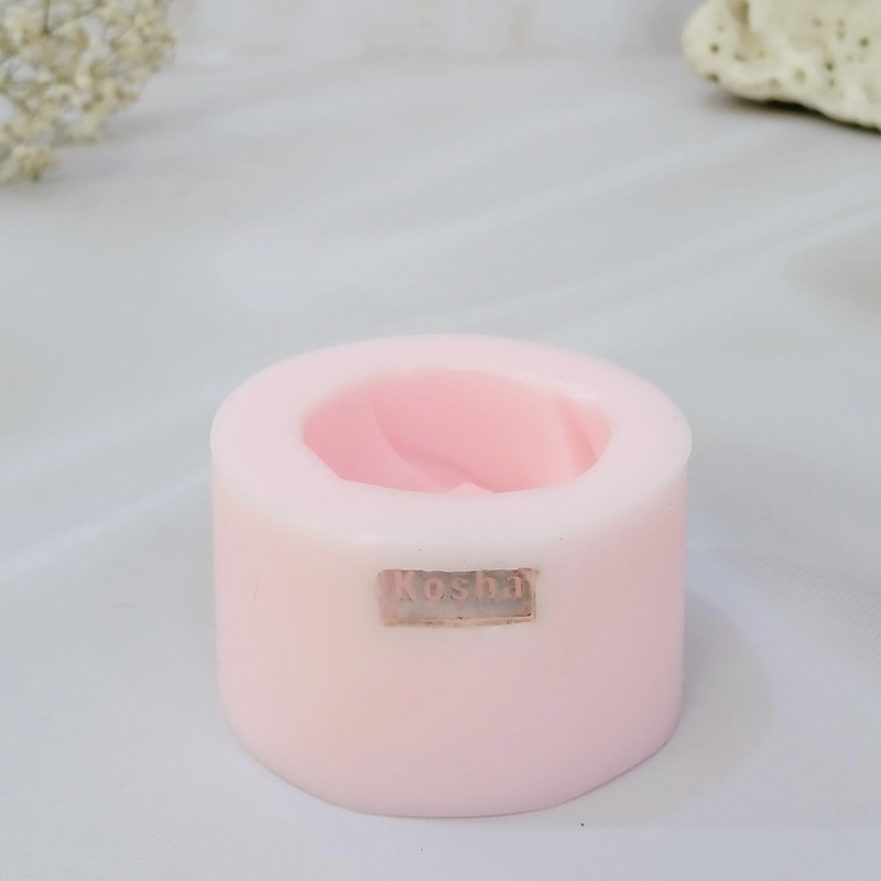 قالب شمع کوشا مدل رز سه بعدی