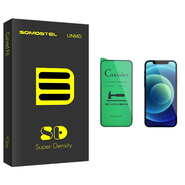 محافظ صفحه نمایش سرامیکی سوماستل مدل SD Glass مناسب برای گوشی موبایل اپل iPhone 12 Pro