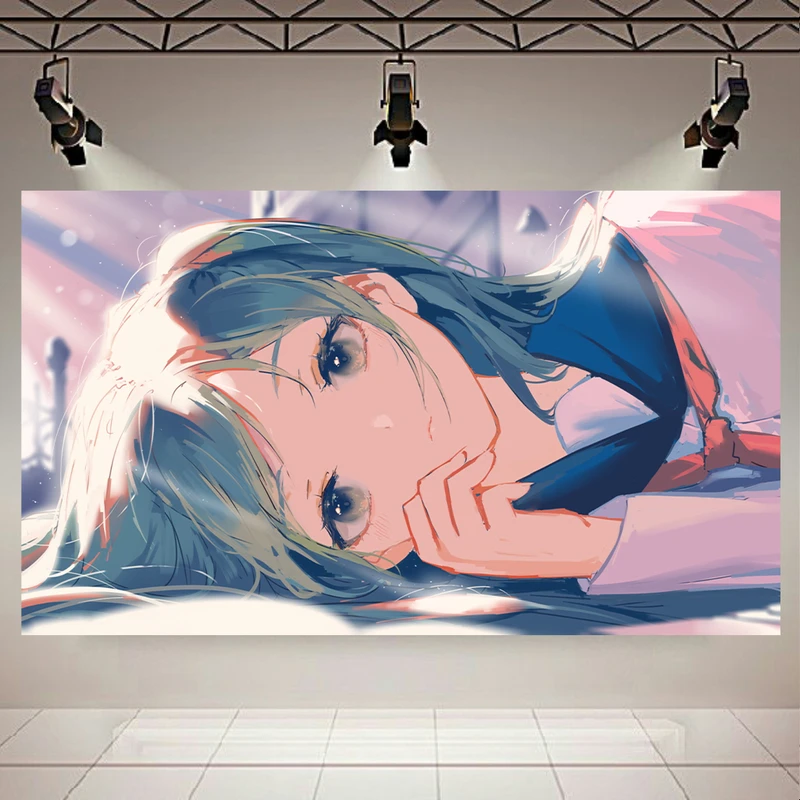 پوستر طرح انیمه مدل دختر دل شکسته کد AR4210