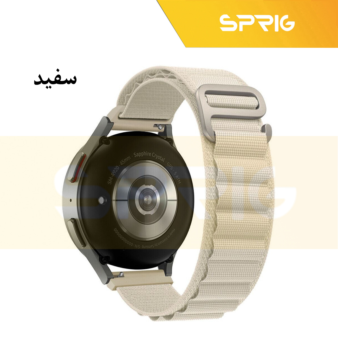 بند اسپریگ مدل Loop Alpine TW مناسب برای ساعت هوشمند سامسونگ Galaxy Gear S3 Frontier SM-R760