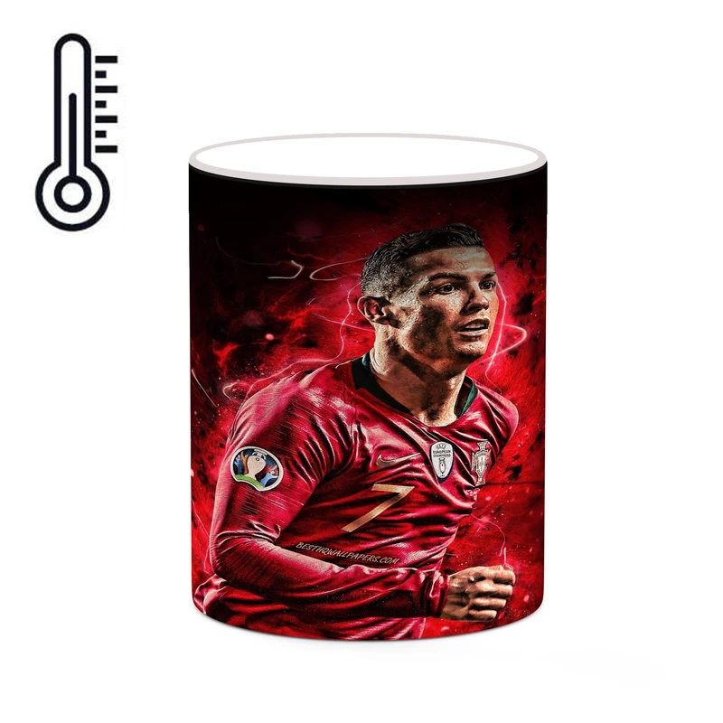 ماگ حرارتی کاکتی طرح Ronaldo رونالدو مدل mgh42959