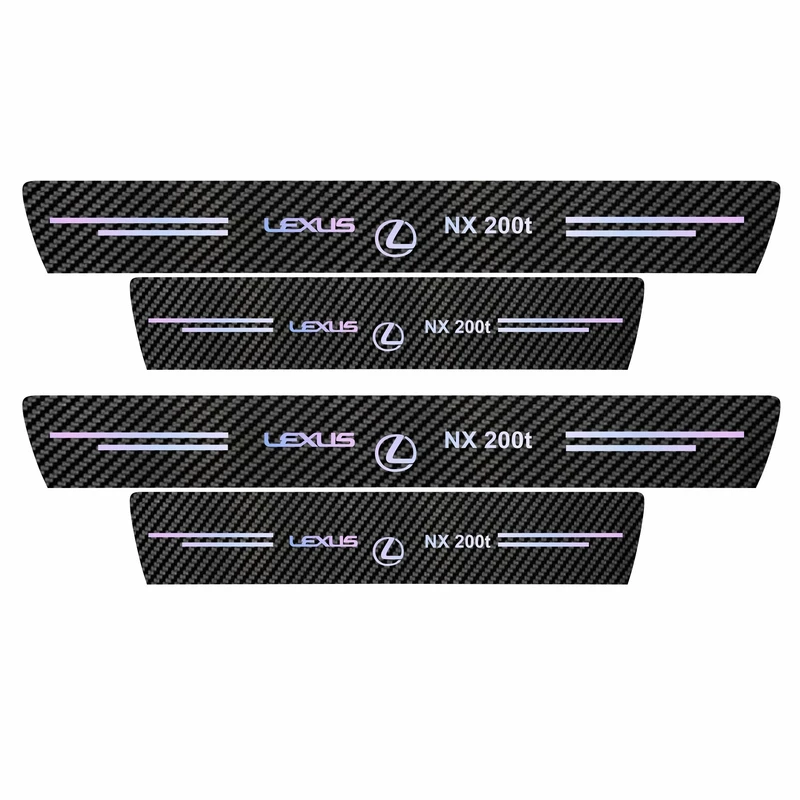 برچسب پارکابی خودرو سولگی مدل کربن کد J37 مناسب برای لکسوس ان ایکس 200تی بسته 4 عددی