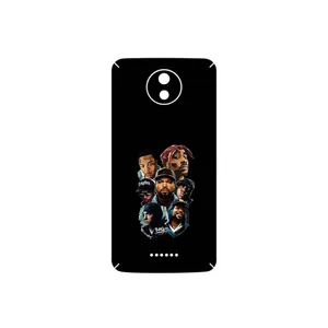MAHOOT Great Rappers Digital Art Cover Sticker for Motorola Moto C Plus