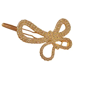 گیره مو زنانه مدل پروانه نگینی