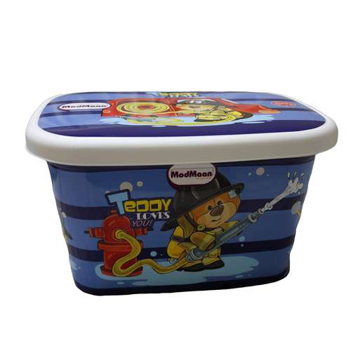 جعبه اسباب بازی کودک مدمان طرح خرس آتشنشان مدل 1321