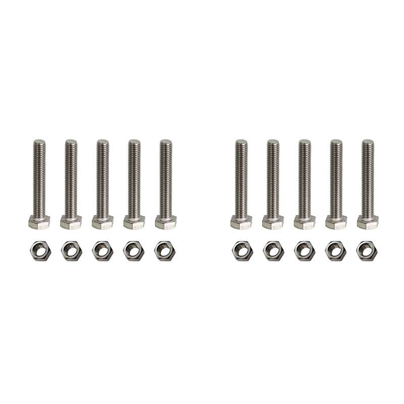  پیچ و مهره مدل Hex-12-80 بسته 20 عددی