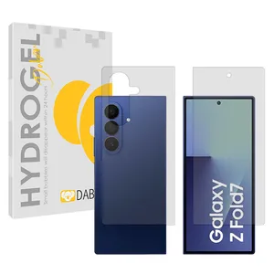 Daben Tough model transparent screen protector suitable for Samsung Galaxy Z Fold7 mobile phone Along with the phone back protector 