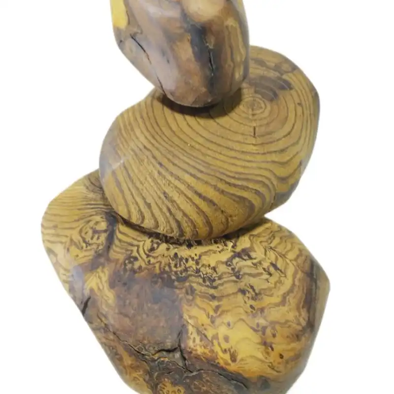 گلدان چوبی مدل تخته سنگی