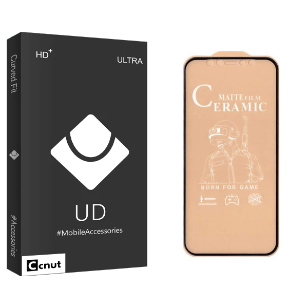 محافظ صفحه نمایش سرامیکی  کوکونات مدل UD Black مناسب برای گوشی موبایل اپل Iphone 12 mini