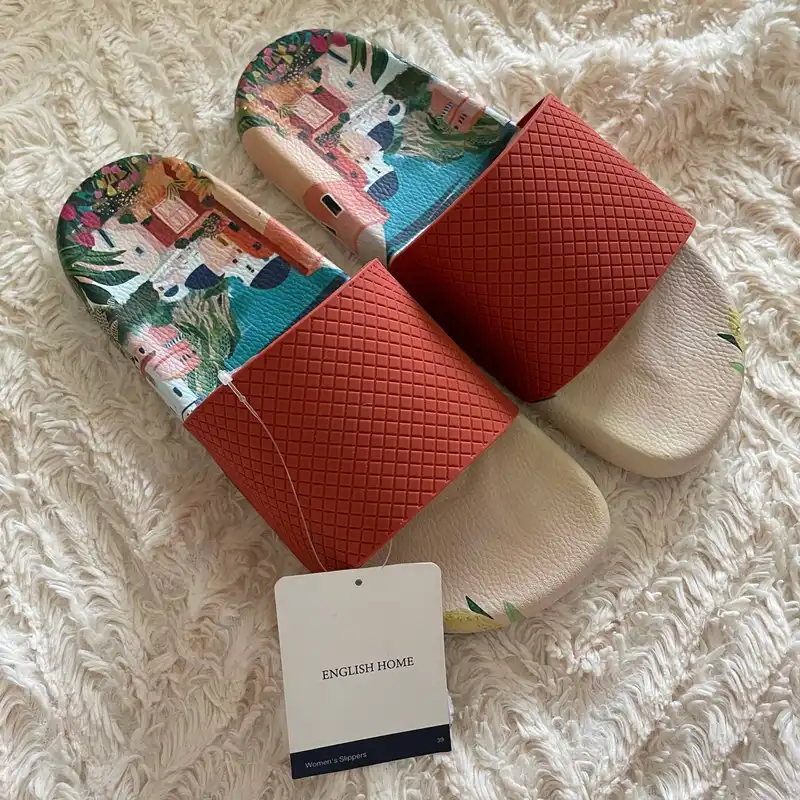 دمپایی زنانه انگلیش هوم مدل Mika Orng