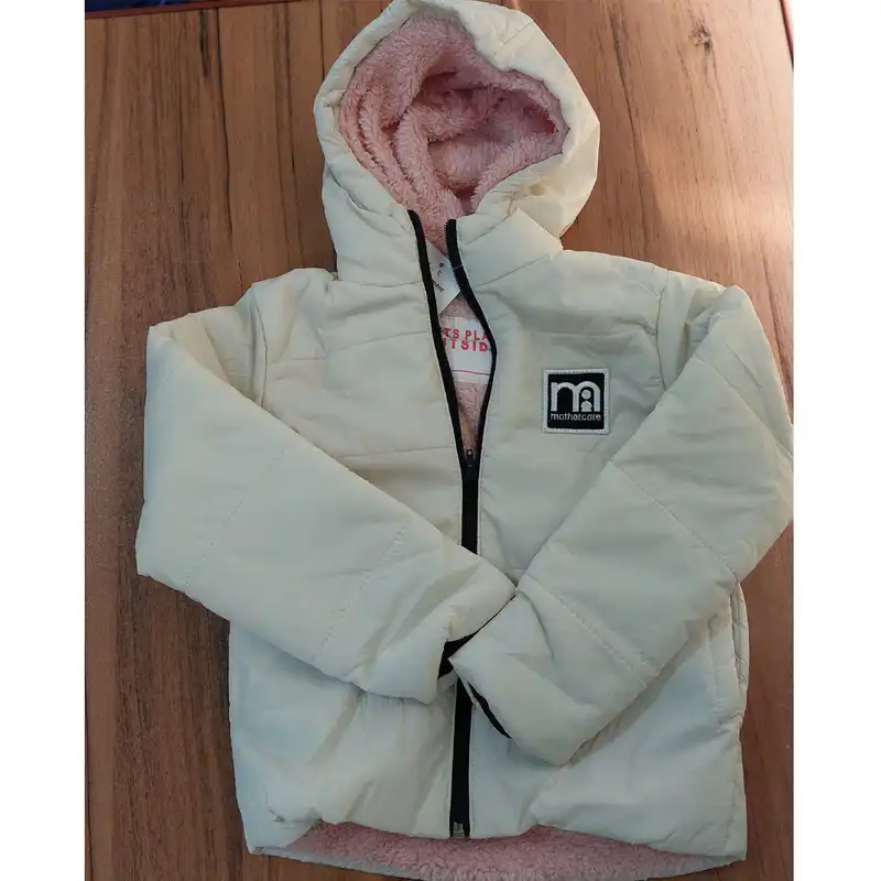 کاپشن دخترانه مادرکر مدل لایت رنگ سفید