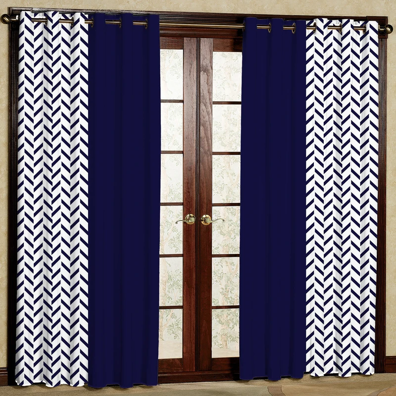   پرده مدل دو رنگ هازان پانچی کد 4750a سایز 140x200 سانتی متر