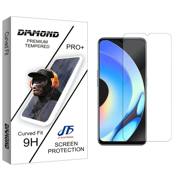 محافظ صفحه نمایش جی اف مدل Diamond مناسب برای گوشی موبایل ریلمی 10s