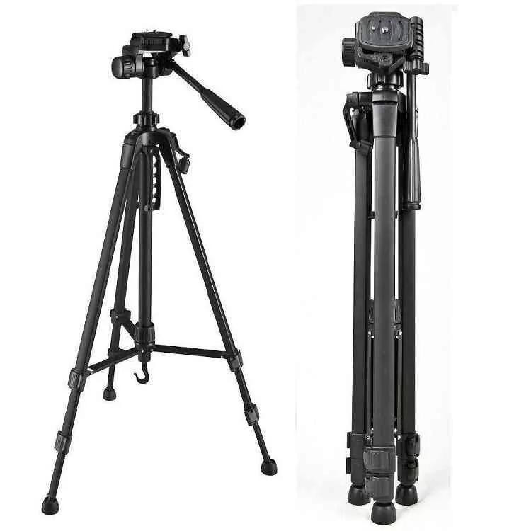 سه پایه دوربین ویفنگ مدل WT-3540 به همراه گیره نگهدارنده موبایل