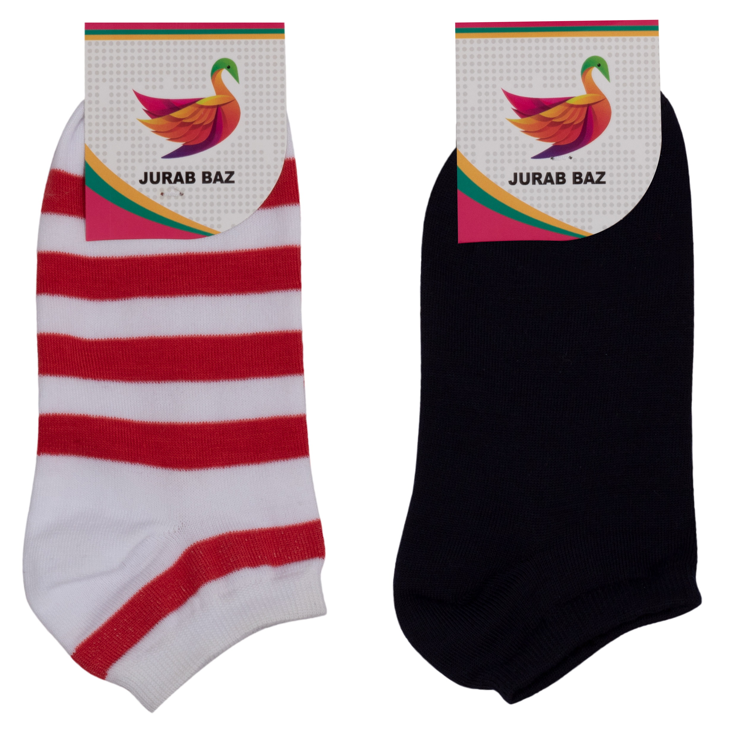 جوراب دخترانه کد JB 35 مجموعه 2 عددی