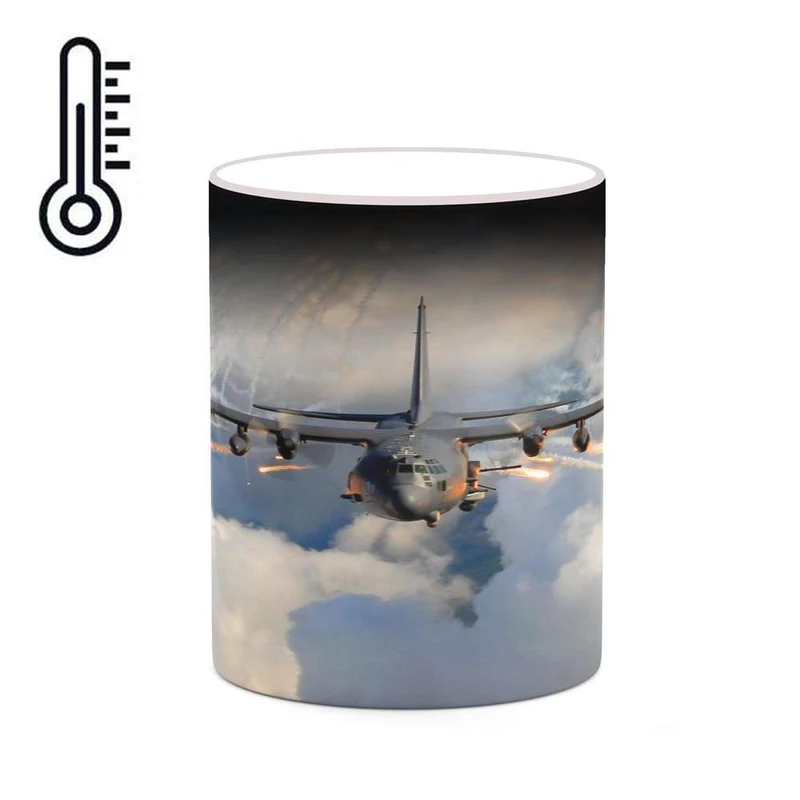 ماگ حرارتی کاکتی مدل هواپیمای جنگنده کد mgh20335