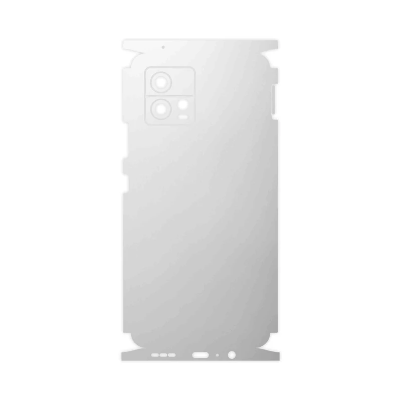 برچسب پوششی ماهوت مدل Matte-White-FullSkin مناسب برای گوشی موبایل موتورولا Moto G72