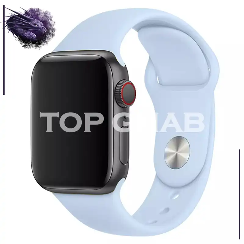 بند تاپ قاب مدل A-silicon مناسب برای اپل واچ 41 میلی متری
