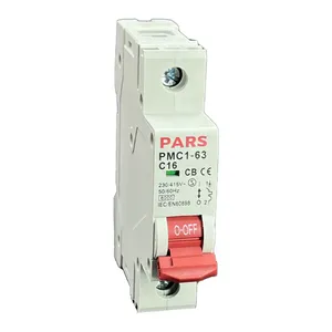 فیوز مینیاتوری تک فاز 25 آمپر پارس مدل pmc1-25a