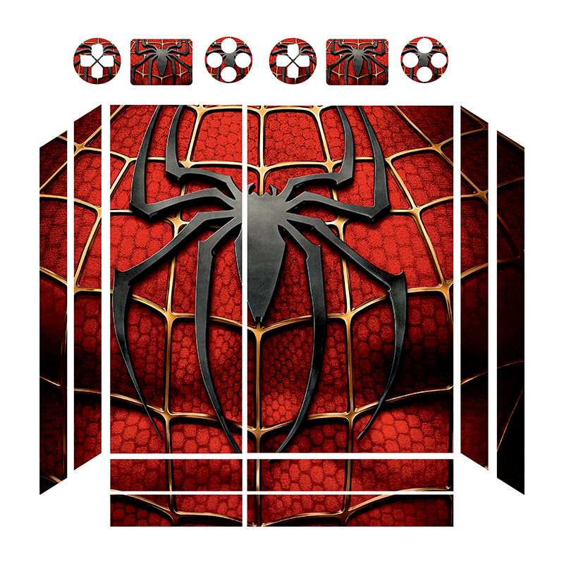 برچسب پلی استیشن 4 فت توییجین وموییجین مدل spider man 01 مجموعه 16 عددی