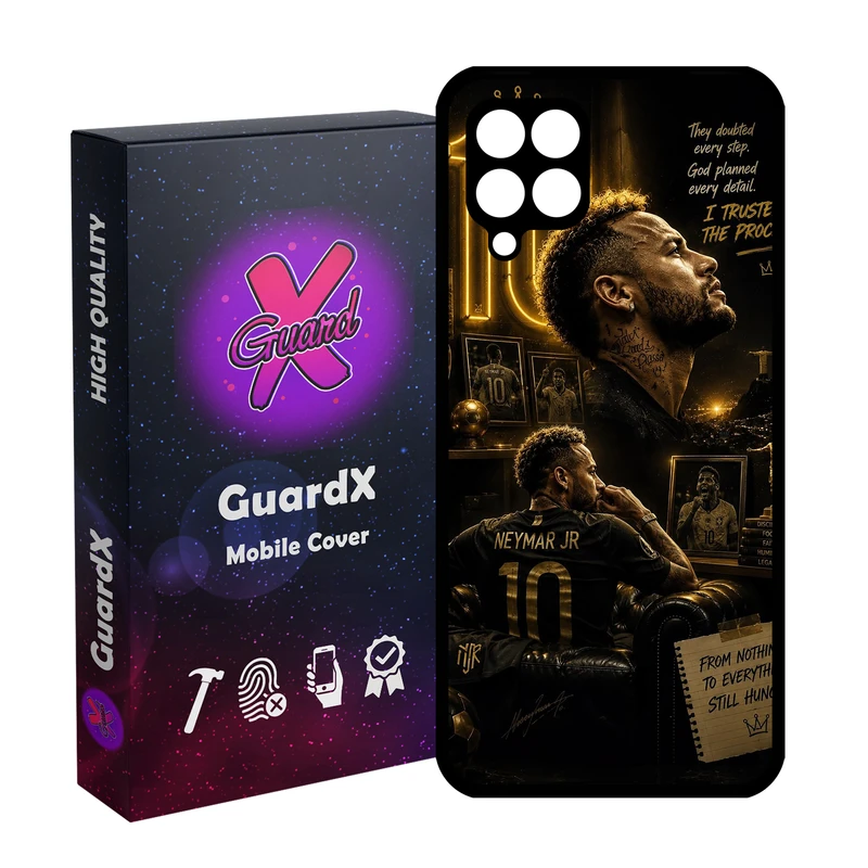 کاور گارد ایکس طرح Neymar مدل 11088 مناسب برای گوشی موبایل سامسونگ Galaxy A12/M12/F12