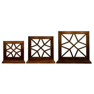 شلف دیواری مدل گره چینی مجموعه سه عددی