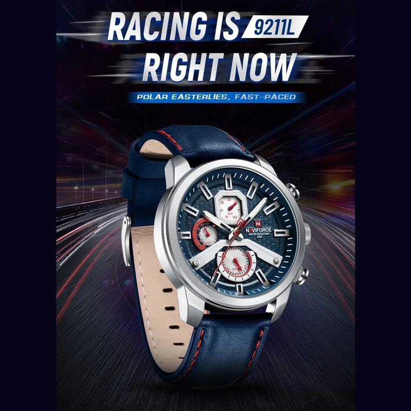 ساعت مچی عقربهای مردانه نیوی فورس مدل NF9211BESBE ساعت مچی عقربهای مردانه نیوی فورس مدل NF9211BESBE