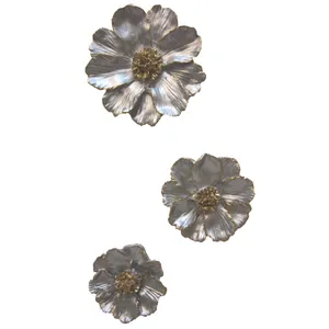 دیوارکوب مدل گل زنبق مجموعه 3 عددی