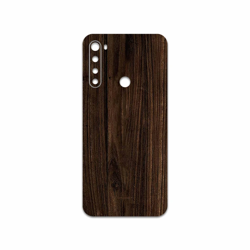 برچسب پوششی ماهوت مدل Dark Walnut Wood مناسب برای گوشی موبایل شیائومی Redmi Note 8