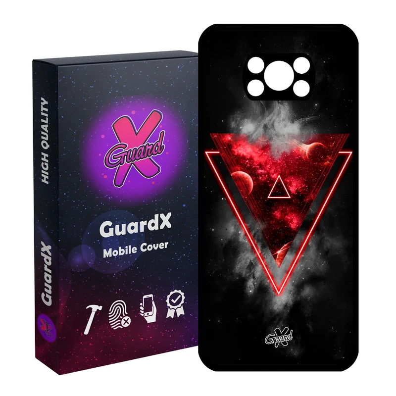 کاور گارد ایکس طرح Galaxy مدل Glass10163 مناسب برای گوشی موبایل شیائومی Poco X3 / Poco X3 NFC