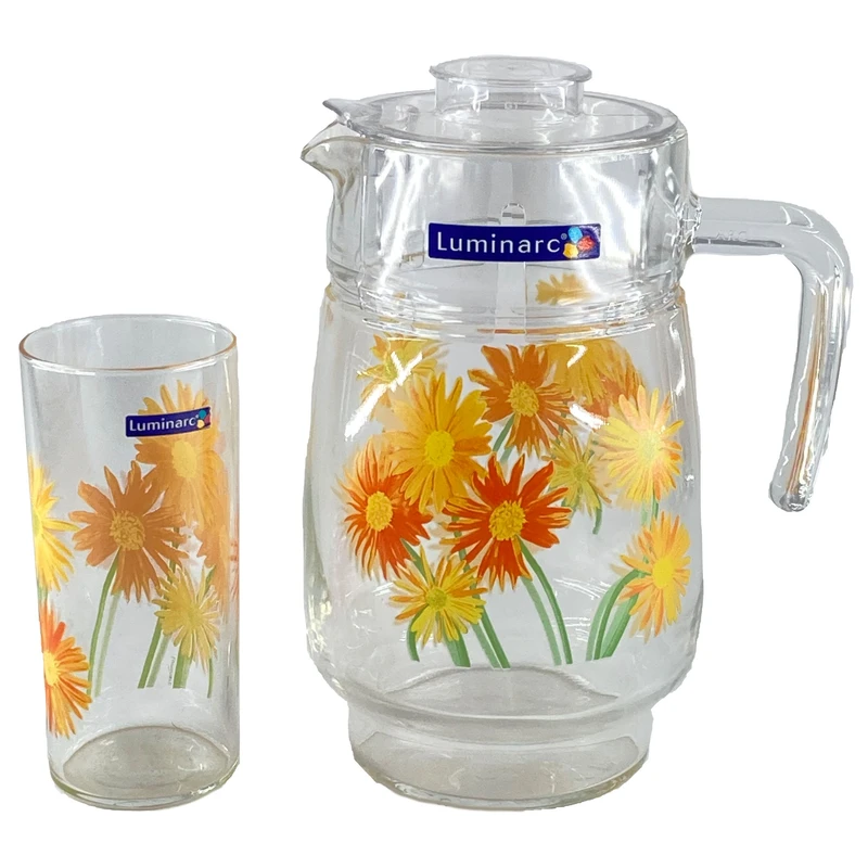 سرویس پارچ و لیوان 7 پارچه لومینارک مدل مارگاریت