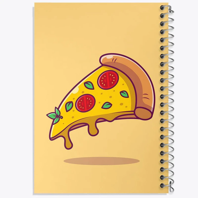 دفتر نت موسیقی 50 برگ خندالو مدل فست فود پیتزا کد 29472